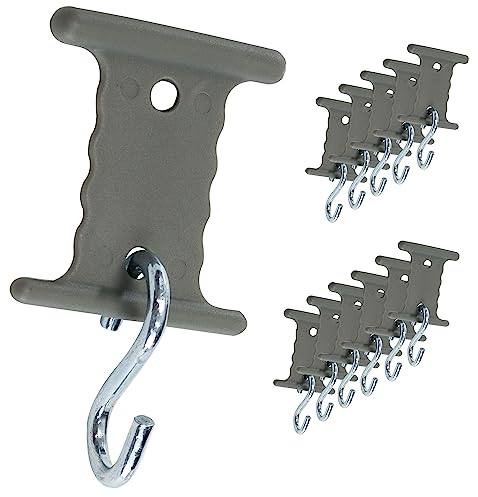 #11 Haken für Kederschiene Kederleiste 12 Stück - 6mm /8mm mit S-Haken Markisenschienenaufhängung Markisenhaken Vorzelthaken Kederhaken