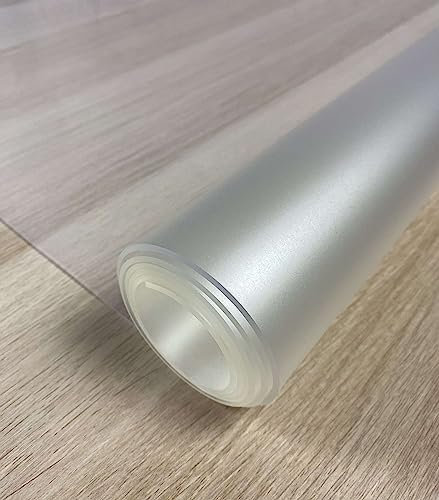Artwelt Tischdecke Transparent Feinmattiert Tischfolie 2.0 mm Durchscheinend Weiche Tischschutzfolie für Glastische Glas und Polierte Oberflächen Premium Qualität Made in Germany (160cm X 90cm)