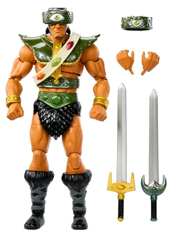 Masters of the Universe Masterverse New Eternia Tri-Klops Action Figure, Deluxe Collectible with 30 Articulations & Accessories, MOTU Toy, HYC52