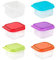 NUDFSY 6 Small Pots With lids, Small Food Containers With lids, Weaning Pots, Kitchen Accessories Food Containers, Used To Store Fruit Sauce Condiments Snacks