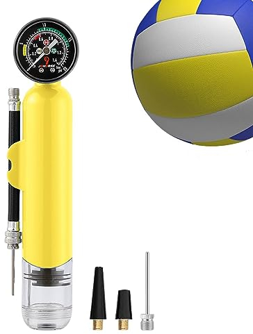 Facynde Ballpumpen-Inflator - -Luftpumpe mit Schlauchverlängerung,Ballsport-Essentials-Pumpe für Fußball, Basketball, Fußball, Volleyball, Yogaball, Rugby, Netball, Gymnastikball