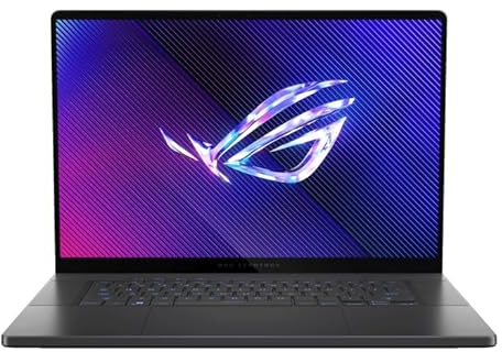 ASUS ROG Zephyrus G16 OLED GU605MV-QR047 - Portátil Gaming de 16 WQXGA 240Hz (Intel Core Ultra 9 185H, 32GB RAM, 1TB SSD, NVIDIA RTX 4060 8GB, Sin OS) Gris Eclipse - Teclado QWERTY español