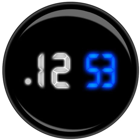 -Digital-Auto-Uhr Auto-Uhr Stick auf wasserdichte Uhr für Fahrzeug Armaturenbrett Auto-Touchscreen-Uhr Auto-Uhr für Motorräder Lastwagen