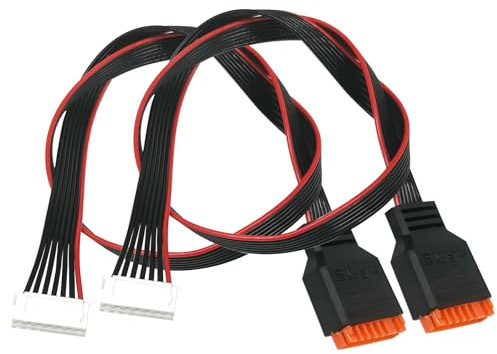 JST-XH Balancekabel, 2-6S, 3S, Lipo-Batterie, Balance-Ladegerät, Erweiterungsstecker, Adapter, Umwandlungsleitung für RC-Fahrzeuge, Lipo-Batterieladung (50 cm), 2 Stück