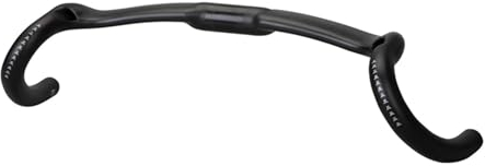 DUOCAI Rennradlenker aus Carbon Carbon Gravel Lenker Rennrad Lenker Fahrrad Lenker 370/390/410m 30 Grad(Gravel 390-530MM)