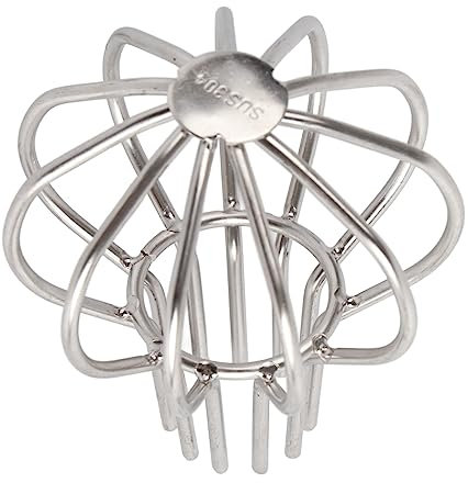 WPKD BLUEIY Scarico Rotondo,Tappo a Linea Rotonda,Scarico a Pavimento Anti-Bloccaggio,Scarico per Filtro a Rete per Pulizia Grondaie in Acciaio Inossidabile per Terrazza Esterna da Giardino (75)