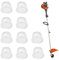 KSJEHW 10 Pezzi Primer Bulb Pump 19mm Bianco Trasparente Carburatore Coppa Olio per Tosaerba, Macchina per Siepi, Sega a Benzina, Lampadina per Adescamento Carburante