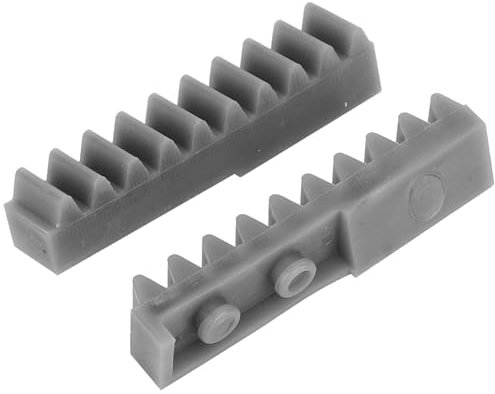 Strickmaschinen-Ersatzteile, L- und R-Seitenständer, passend für silberne Strickmaschinen-Seitenständer, ein Paar Seitenständer-Strickmaschinen-Kunststoffzubehör