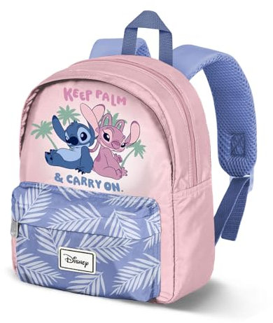 Disney Lilo et Stitch Keep-Sac à dos Préscolaire Joy, Rose, 22 x 27 cm, Capacité 5 L
