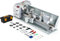 CREWORKS 1100W Tornio per Metallo 220 x 600 MM a Velocità Variabile 0-3000rpm con Mandrino a 3 Griffe e Display LCD per Filettatura, Tornitura, Foratura, Lucidatura