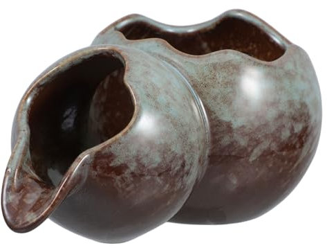 Abaodam Outdoor Garden Fountain Spitter Pond Water Feature Pump DIY Ceramic Pot Decoration for Fish Pond Garden