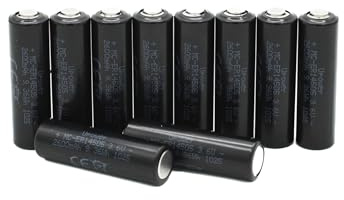 Master Cell U-Power ER14505 3.6V LS14500 AA – Batería de Litio Li-SOCl₂ 2600 mAh No Recargable | Pack 10 Unidades | Alta Duración