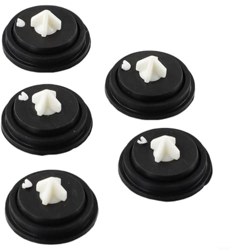 Opatiny 5 Stück Gummi-Membran-Unterlegscheibe für Siamp-Spülkasten-Einlassventil, Ersatzdichtung für Kugelhahn-Füllventil, WC-Tank-Reparatur-Set