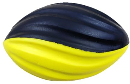 Rubys-Ball – Rugbyboll för barn, rubybollar, leksaker, klämfria rubybollar, leksaker, 12,7 cm, ministorlek 55 g, lätt konstruktion, hög densitet sakta tillbaka studs, skumsvampar – för Gär