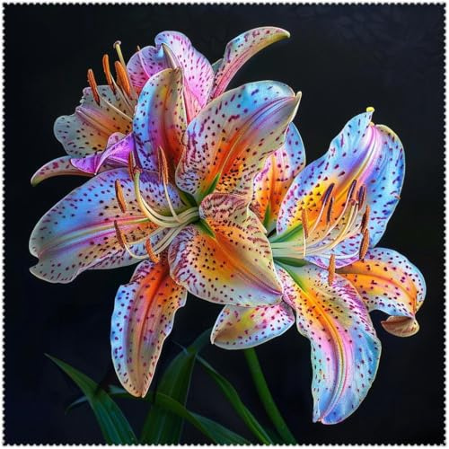 Duftende Lilien, Tigerlilie, Winterhart Mehrjährige Lilien rhizome, Orientalische Lilien, Seltene Lilie Bepflanzung im Innen-Außenbereich/anlocken-2 Rhizome-F