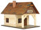 Walachia 8594036430082 Auto 8594036430082-Nr.8 Schmiede Haus Gebäude Holz Modellbauset, Spur 1 LGB 1:32, braun, S