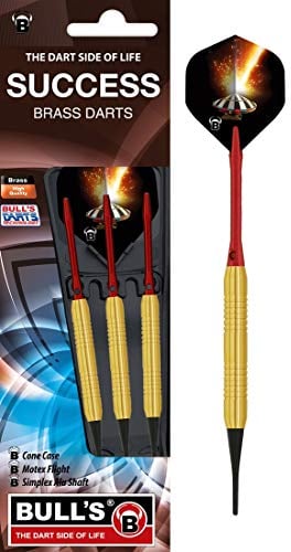 Bull's Success Soft Dart, Ringed Grip, 16g