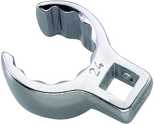 STAHLWILLE Nr. 440 CROW-RING-Schlüssel Schlüsselweite 11 mm Innen-4kant 1/4 L.28 mm AS-drive, Chrome-Alloy-Steel, verchromt