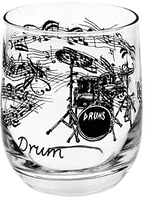 Glas Schlagzeug schönes Geschenk für Schlagzeuger