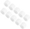 sourcing map 10 Stück Abdeckhauben Silikon RCA Buchse Anschluss Transparent staubdicht Stecker Kappe Schutz Stopper