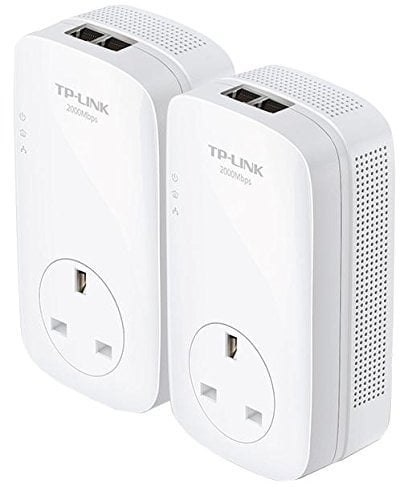 TP-LINK POWERLINE KIT, AV2000 GIGABIT PASSTHROUGH Ethernet Adapter Kit
