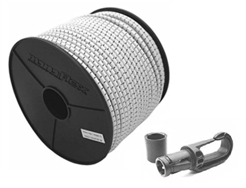 Seilwelt 8mm Expanderseil 20m Gummiseil + 20 Karabiner Gummileine Planenseil Seil Plane in Weiss Schwarz