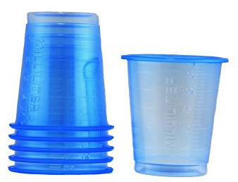 EVENTpac Medibecher/Einweg-Becher/Medikamentenbecher/Medizinbecher (Blau, 720)