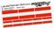 Finest Folia 8 x Aufkleber Fahne Länderfahne Flagge RC Car Auto Motorrad Sticker Fahrrad Aufkleber Modellbau (R028 Österreich)