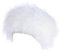 Soul Young Damen Winter Faux Fuchs Haarband Schleife Design Elastische Stirnband Kopfband(Weiß)