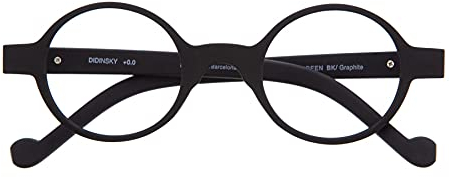 DIDINSKY Gafas de Presbicia con Filtro Anti Luz Azul para Ordenador. Gafas Graduadas de Lectura para Hombre y Mujer. Tacto Goma y Cristales Anti-reflejantes. Graphite +3.0 – HAKONE SCREEN