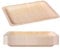GRÄWE Set d'assiettes jetables, assiettes en bois, 25 pièces, assiettes de fête solides pour 25 personnes, plus solides que les assiettes en carton, idéal comme vaisselle de fête et vaisselle jetable