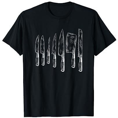 Kit de couteaux de boucherie Couteau de cuisine T-Shirt