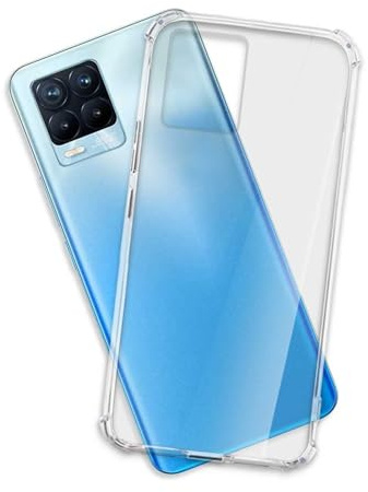 mtb more energy® Case Soft Armor kompatibel mit Realme 8, Realme 8 Pro (6.4'') - verstärkte Ecken - Kameraschutz - 1,5mm TPU - Schutz-Hülle Cover Tasche Handyhülle