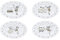 Disney Fée Clochette Set mit 4 Assiettes 21cm