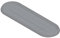 Soucoupe Cancun - Gris Béton - Pour Jardinière Cancun 80 cm - EDA PLASTIQUES
