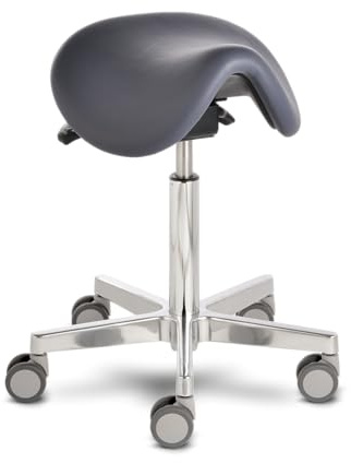Prova Nova GmbH Sattelhocker docy Lugano Design AluFußkreuz und Markenrollen