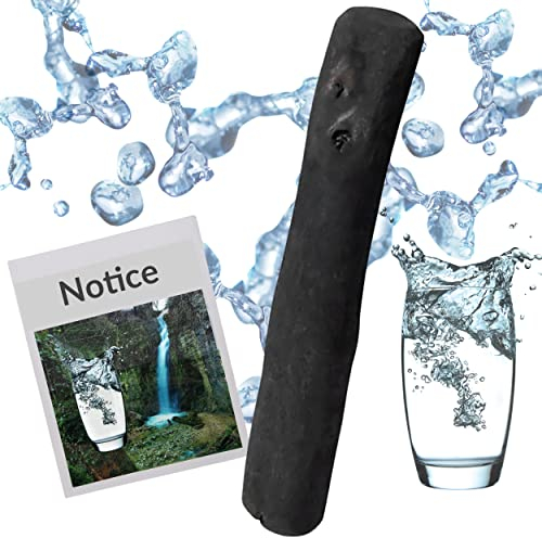 Charbon Actif Vegetal Binchotan en Baton pour Filtration de l'Eau du Robinet - Anti Calcaire, Elimine le Chlore, les Metaux Lourds - Solution Ecologique Zero Dechet, moins de Bouteilles Plastiques