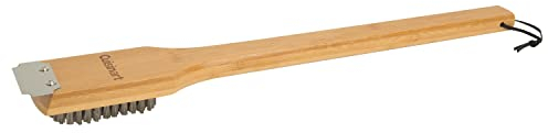 Cuisinart CGWM-059 Bambus-Grillbürste mit Edelstahl-Bürstenkopf, 45,7 cm
