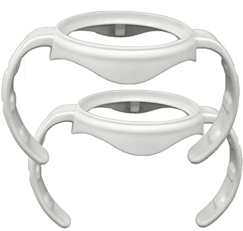 Baby Feeding Bottle Handle Grip Compatible for Dr. Brown's Anti-Colic Options+ Wide Neck Baby Bottles, 2 Count