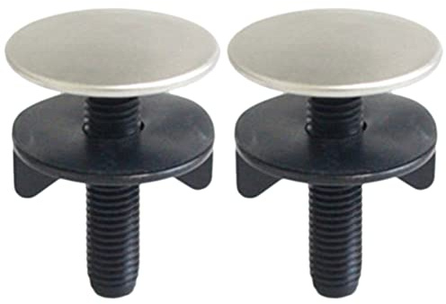 Lot de 2 -trou de Robinet en Acier Inoxydable Brossé pour Évier de Cuisine