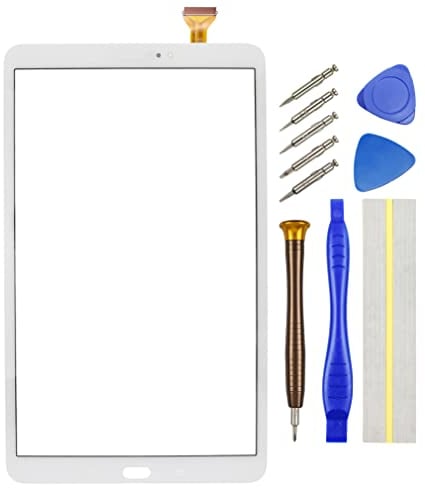 Double Sure Touch Digitizer Screen Replacement for Samsung Galaxy Tab A 10.1 (2016) SM-T580 with 10.1 White Including dismantling Tools