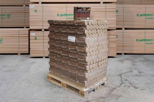 BURI 960 kg 1 Palette Buchenholzbriketts Buchenbrikett Holzbriketts Brennholz Kaminholz neu