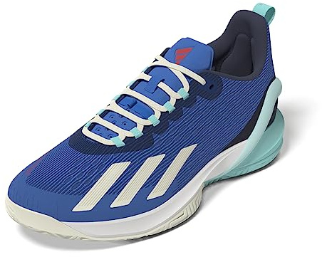 Adidas Herren Adizero Cybersonic M Shoes-Low (Non Football), Bright Royal/Off White/Flash Aqua, 43 1/3 EU