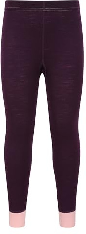 Mountain Warehouse Merino Kids Baselayer Pants Berry Teen Size 13 Years