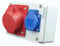 RoadEu - Wandverteiler 32A 5P - CEE Steckdose mit Schuko 230V - Baustromverteiler 32A - PCE Steckdosen - Aufputz Verteilerkasten - Wandsteckdose Innen und Außen