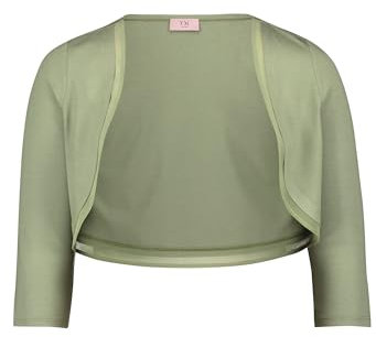 Vera Mont Damen Bolero-Jacke figurbetont 40, Autumn Green