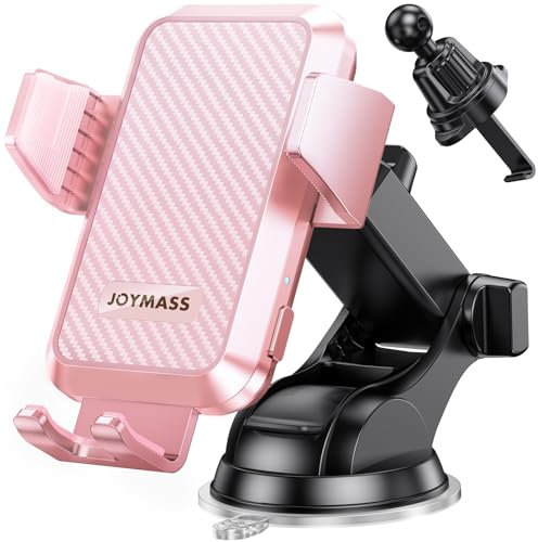 JOYMASS Kabelloses Kfz-Ladegerät, Handyhalter für Ihr Auto, 15 W, Auto-Klemmhalterung, Autozubehör für iPhone 16, 15, 14, 13, 12 Mini Pro Max 11, Samsung Galaxy S24 Ultra S23, S22+, Note 20, etc. -