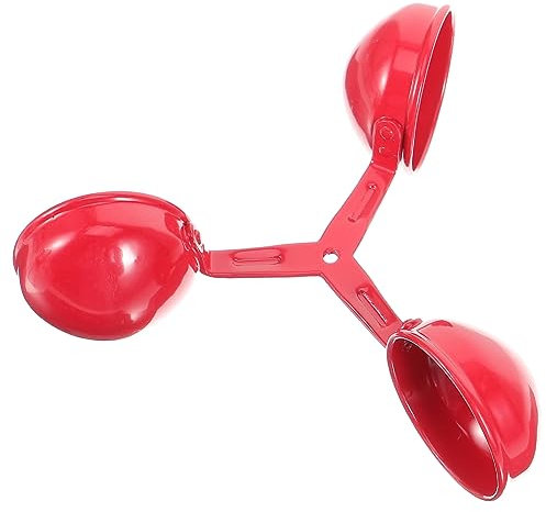 BEBEMOKO Sensor de anemómetro, taza de flujo de aire, taza de medición de velocidad del viento, taza de medición de viento, anemómetro, reemplazo de velocidad del viento, sensor de viento, metal, rojo
