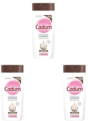 Cadum Crème Douche Surgras Coco 450ml (Lot de 3)