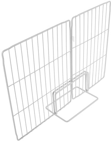 HOLIDYOYO Freezer Partition Shelf Dividers Closet Separators Replaceable Refrigerator for Deep Freezer Refrigerator Partition Boards Closet Divider White Iron